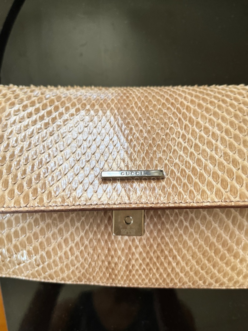 Vintage Gucci Snake Shoulder Bag - Picture 9 of 11